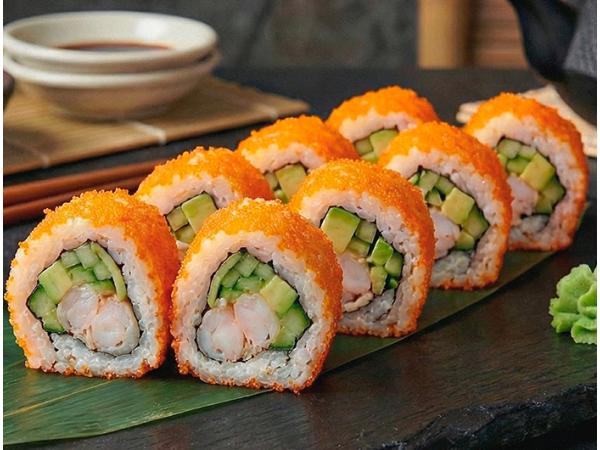 Каліфорнія з креветкою в ікрі (200 г.)