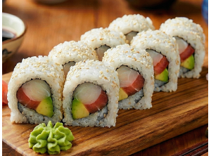 Каліфорнія з масляною в кунжуті (200 г.)