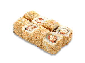 Каліфорнія з лососем у кунжуті (200 г.)